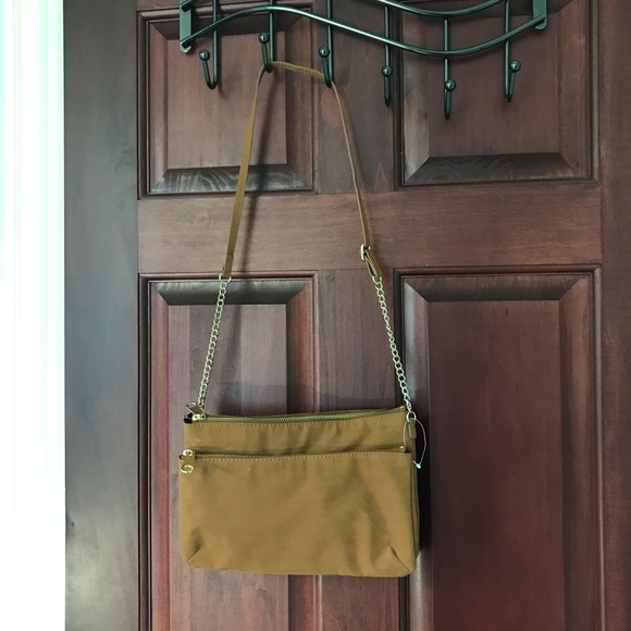 Tan suede purse - Picture 1 of 3